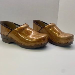 Dansko Gold Clogs